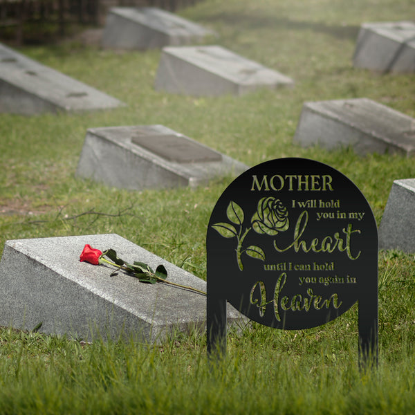Memorial Sign, Custom Metal Yard Stake for Memory Dedication Garden, Honor a loved one, special friend, or pet with a personalized tribute