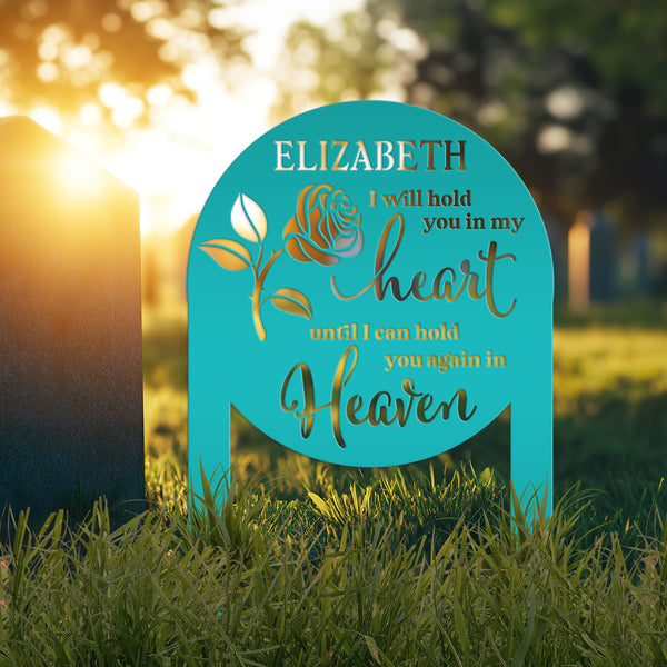 Memorial Sign, Custom Metal Yard Stake for Memory Dedication Garden, Honor a loved one, special friend, or pet with a personalized tribute