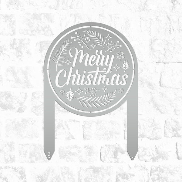Outdoor Christmas Decor - Merry Christmas Yard Sign -  Holiday Decor