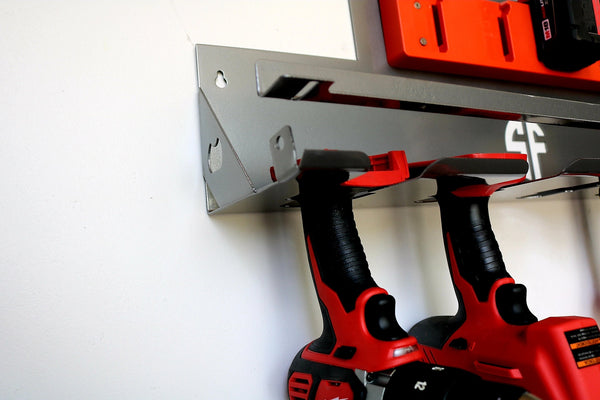 Power Tool Organizer for Contractors with Locking Bar For Work Truck,