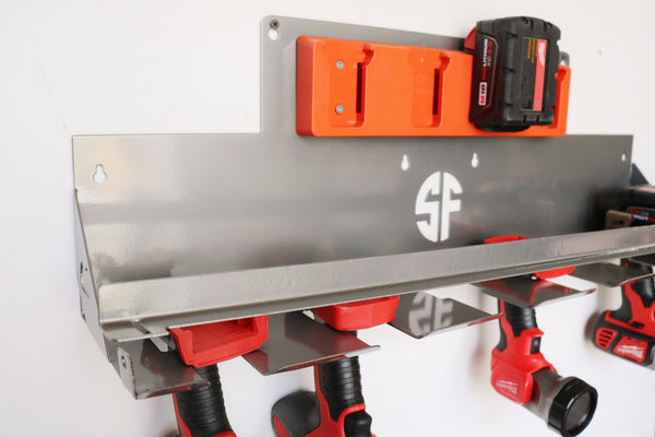 Power Tool Organizer for Contractors with Locking Bar For Work Truck,