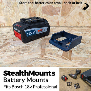 Bosch Battery Mount 18v 6 pack