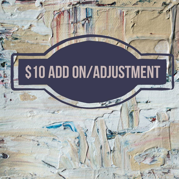 Add On or Adjustment