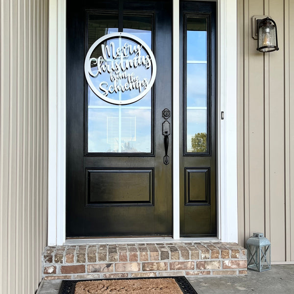 Outdoor Metal Sign/Wreath Door Hook Hanger